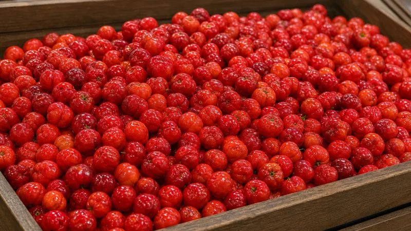 Exposição comercial de Acerola