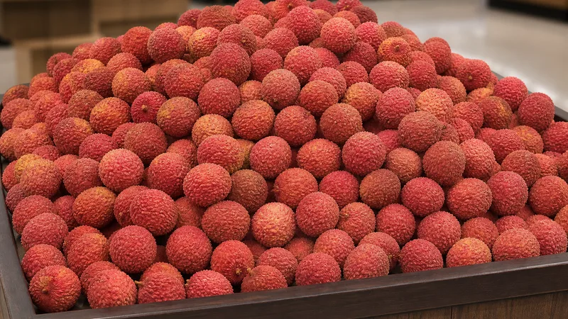 Exposição comercial de Lichia