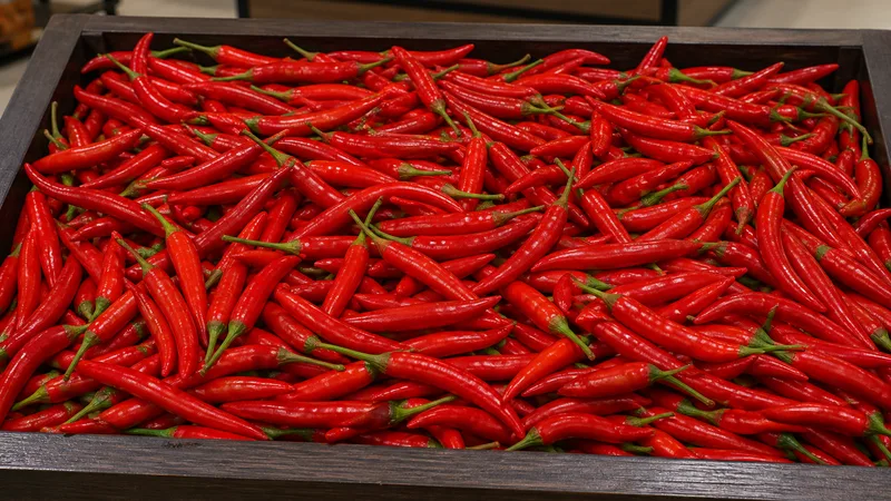 Exposição comercial de Pimenta